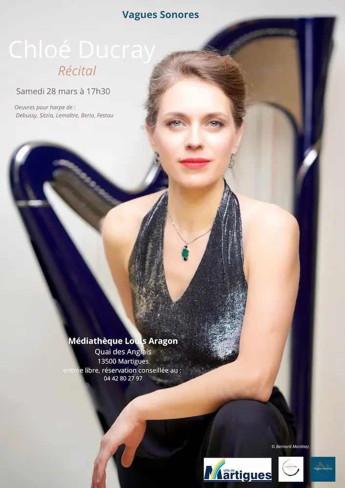 Récital de harpe par Chloé Ducray - Vagues Sonores